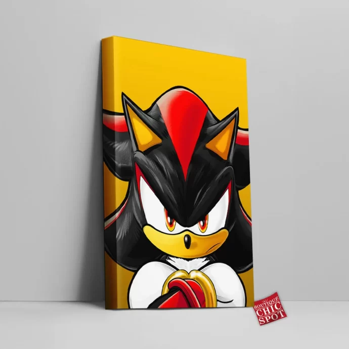 Shadow Sonic Canvas Wall Art