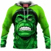 Comic Fleece-Hoodie, Hulk Fleece-Hoodie