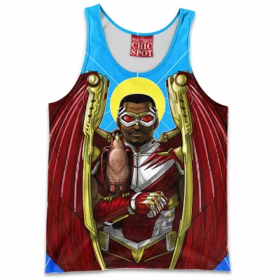Comic Tank-Top, Falcon Sam Wilson Tank-Top