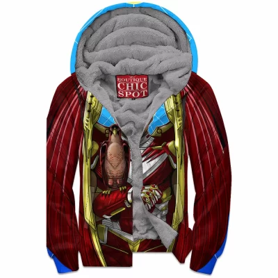 Comic Zip-Fleece-Hoodie, Falcon Sam Wilson Zip-Fleece-Hoodie