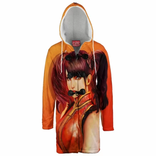 Xiaoyu Hooded Cloak Coat
