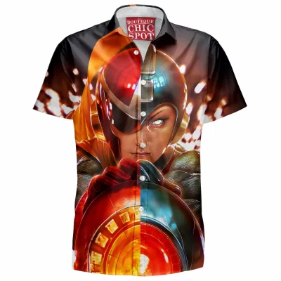 Game Hawaiian-Shirt, Rockman Hawaiian-Shirt, Megaman Hawaiian-Shirt