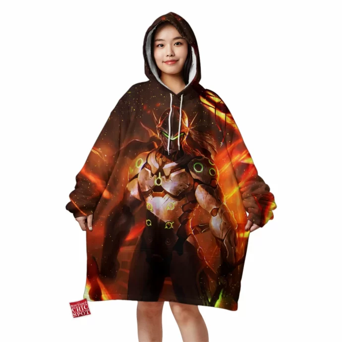 Genji Overwatch Blanket Hoodie