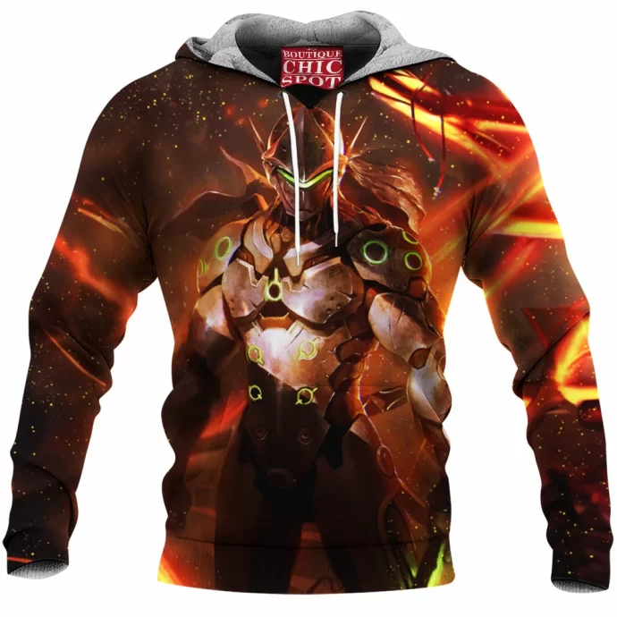 Genji Overwatch Fleece Hoodie