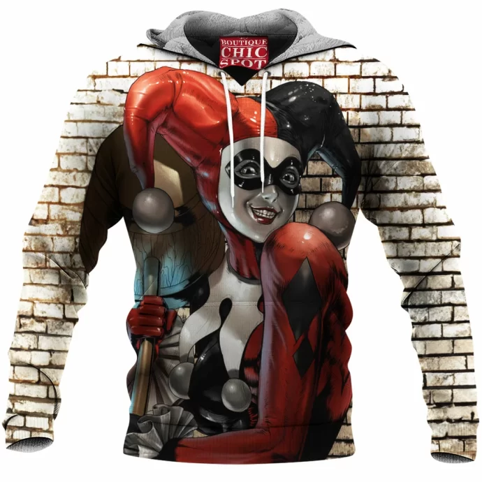 Harley Quinn Fleece Hoodie