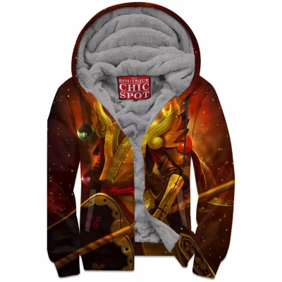 Ninja Saga Zip-Fleece-Hoodie, Game Zip-Fleece-Hoodie