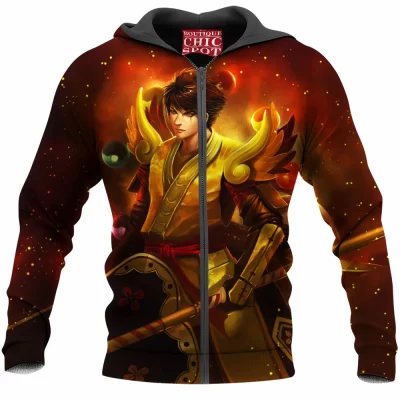 Ninja Saga Zip-Hoodie, Game Zip-Hoodie