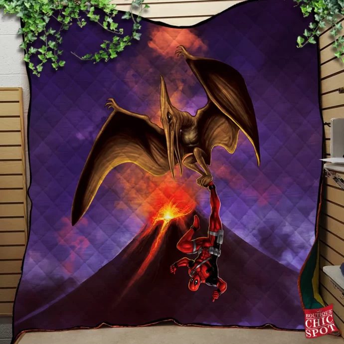 Deadpool Quilt Blanket