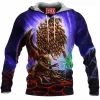 Dragon Fleece-Hoodie, Fantasy Fleece-Hoodie