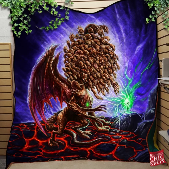 Epic Dragon Quilt Blanket