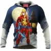 Comic Fleece-Hoodie, Captain Britain Fleece-Hoodie