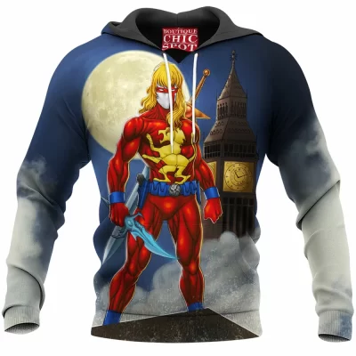 Comic Hoodie, Captain Britain Hoodie