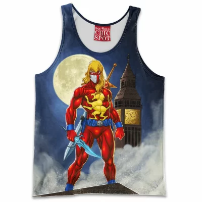 Comic Tank-Top, Captain Britain Tank-Top