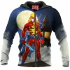 Comic Zip-Hoodie, Captain Britain Zip-Hoodie