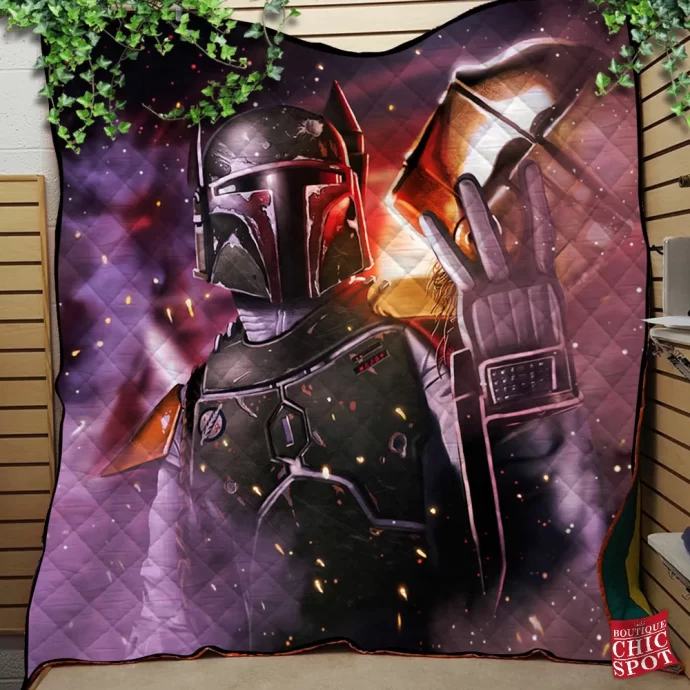 Boba Fett Quilt Blanket