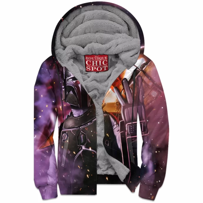 Boba Fett Zip Fleece Hoodie