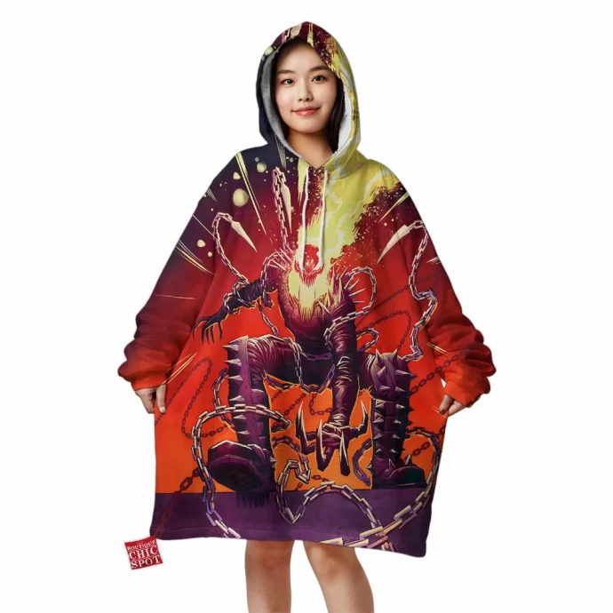 Ghost Rider Venom Blanket Hoodie