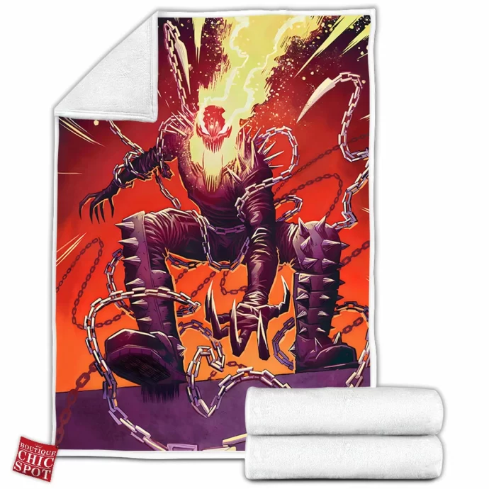 Ghost Rider Venom Fleece Blanket