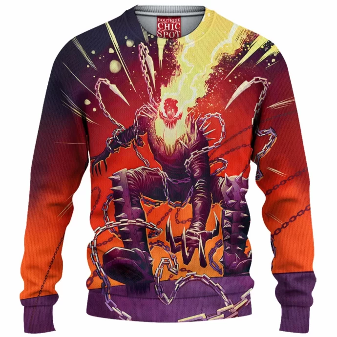 Ghost Rider Venom Knitted Sweater