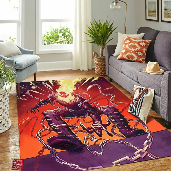 Ghost Rider Venom Rectangle Rug