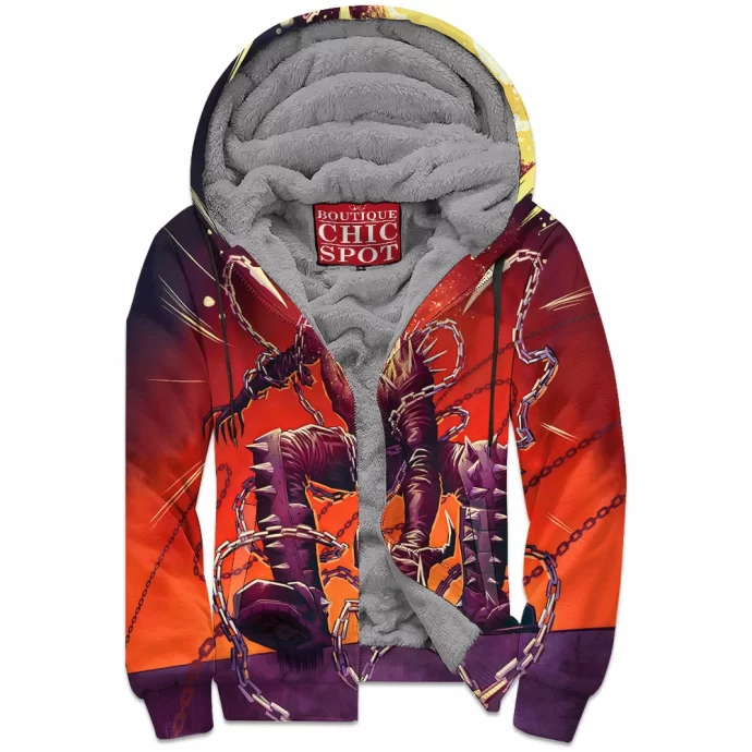 Ghost Rider Venom Zip Fleece Hoodie