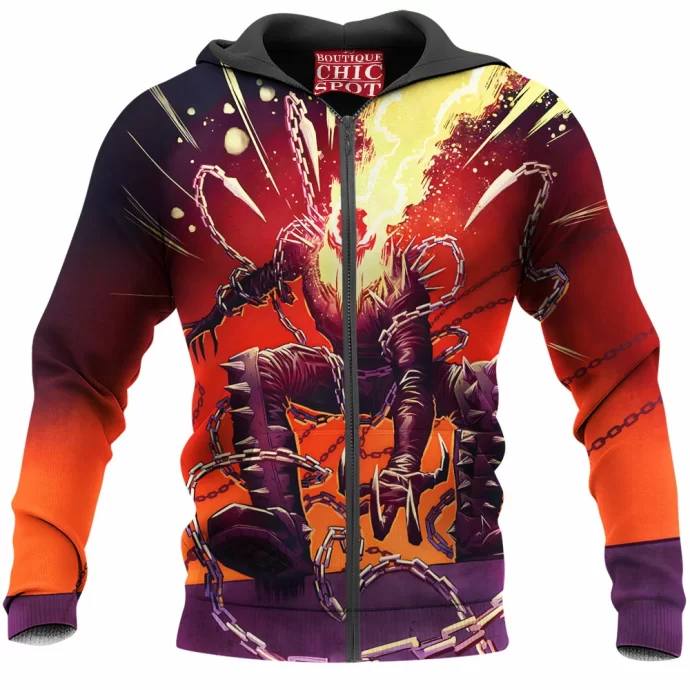 Ghost Rider Venom Zip Hoodie