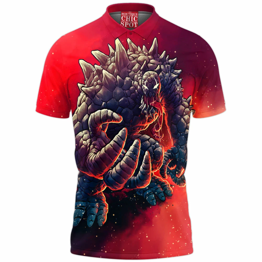 Comic Polo Shirt, Venom Polo Shirt 1 M TU Boutique 2743 Polo Shirt