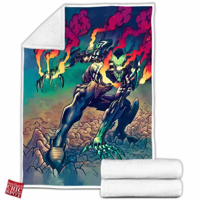 Iron Man Venom Fleece Blanket