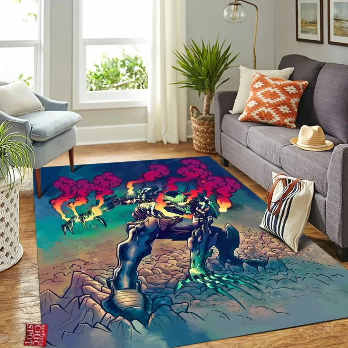 Iron Man Venom Rectangle Rug