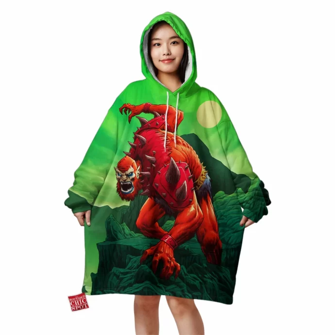 Beast Man Blanket Hoodie