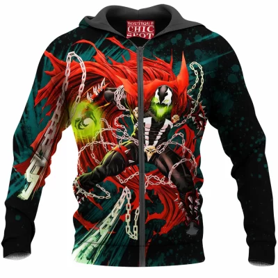 Comic Zip-Hoodie, Spawn Zip-Hoodie