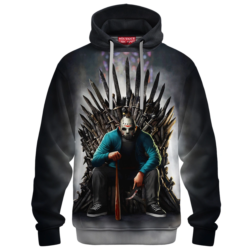 Friday The 13th Hoodie, Horror Hoodie, Jason Voorhees Hoodie 1 M TU Boutique 2832 Hoodie MOCKUP FRONT