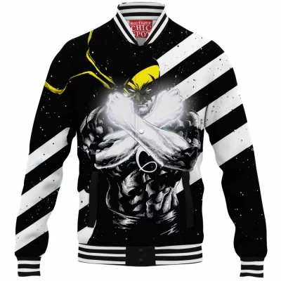 Comic Baseball-Jacket, Iron Fist Baseball-Jacket
