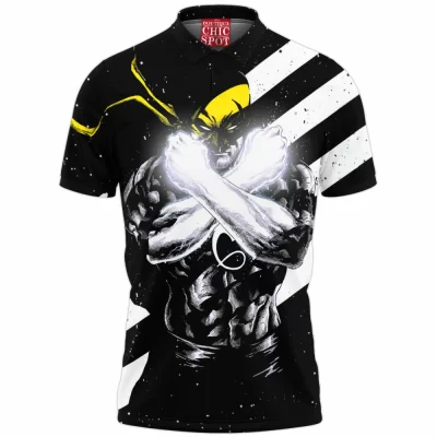 Comic Polo Shirt, Iron Fist Polo Shirt