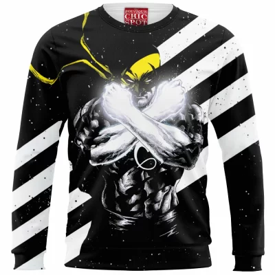 Comic Zip Sweatshirt, Iron Fist Zip Sweatshirt