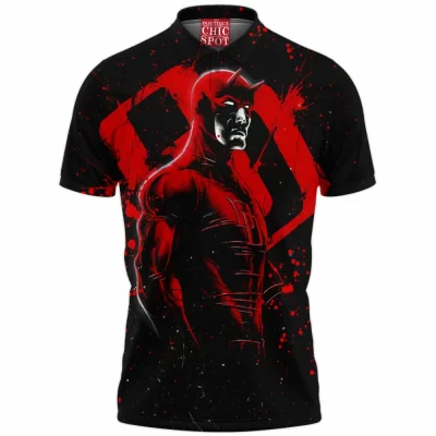 Comic Polo Shirt, Daredevil Polo Shirt