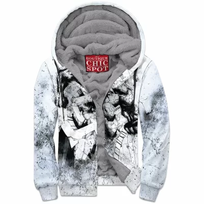 Ben Grimm Zip-Fleece-Hoodie, Comic Zip-Fleece-Hoodie, The Thing Zip-Fleece-Hoodie