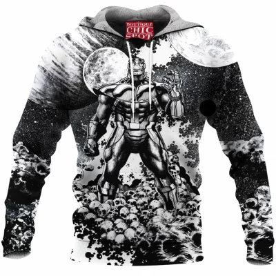 Comic Fleece-Hoodie, Thanos Fleece-Hoodie