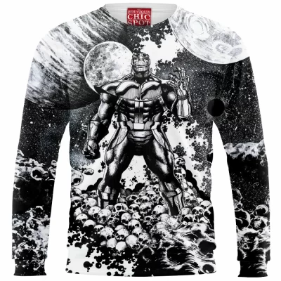 Comic Zip Sweatshirt, Thanos Zip Sweatshirt