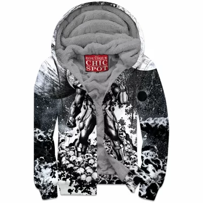 Comic Zip-Fleece-Hoodie, Thanos Zip-Fleece-Hoodie