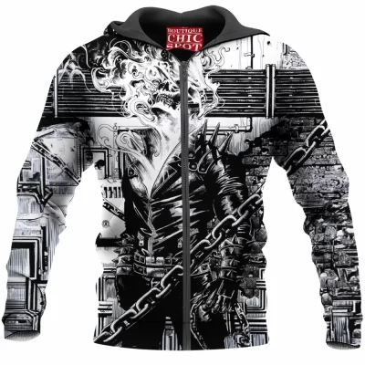 Comic Zip-Hoodie, Ghost Rider Zip-Hoodie