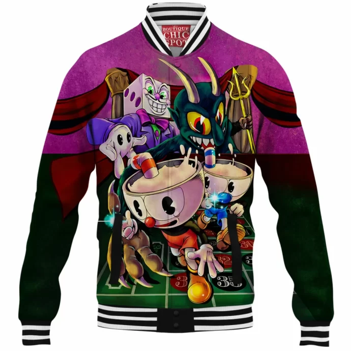 Cuphead Baseball Jacket