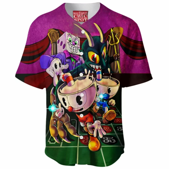 Cuphead Baseball Jersey