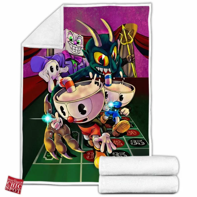 Cuphead Fleece Blanket