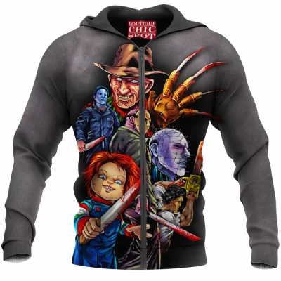 Horror Zip-Hoodie