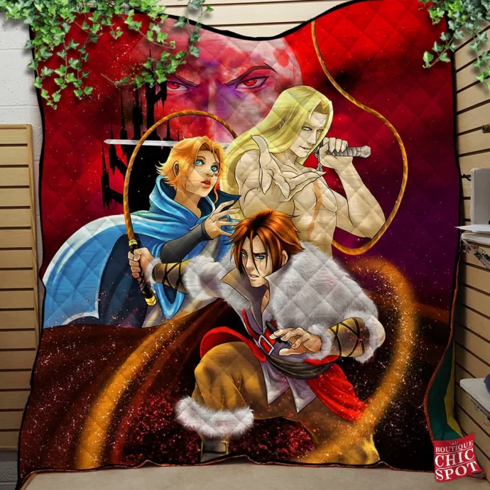 Castlevania Quilt Blanket