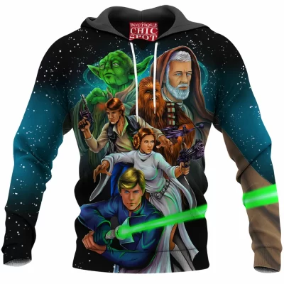 Heroes Of The Rebellion Hoodie, Sci-Fi Hoodie, Star Wars Hoodie
