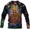 Comic Hoodie, Groot Hoodie, Guardians of The Galaxy Hoodie
