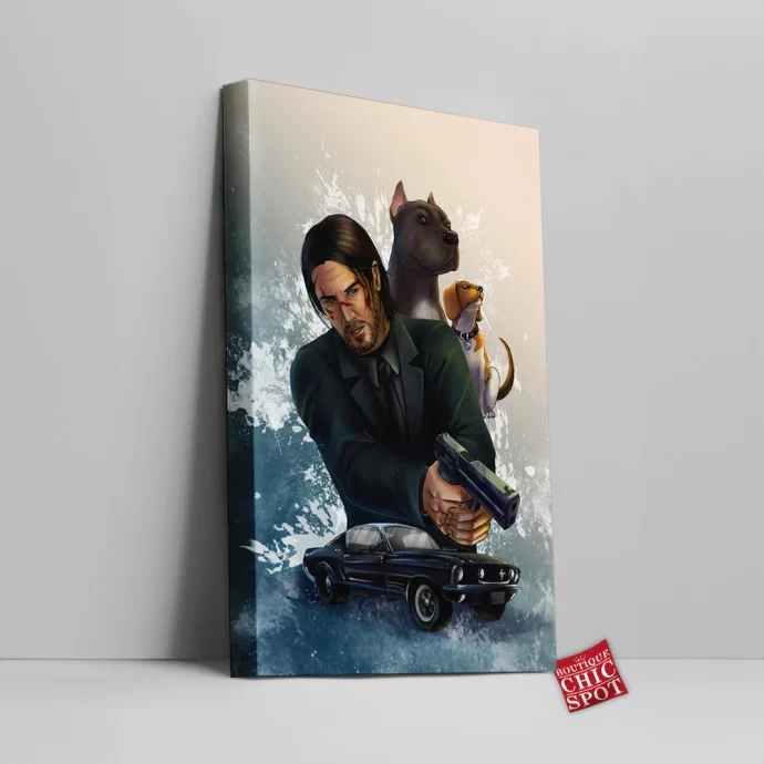 John Wick Canvas Wall Art