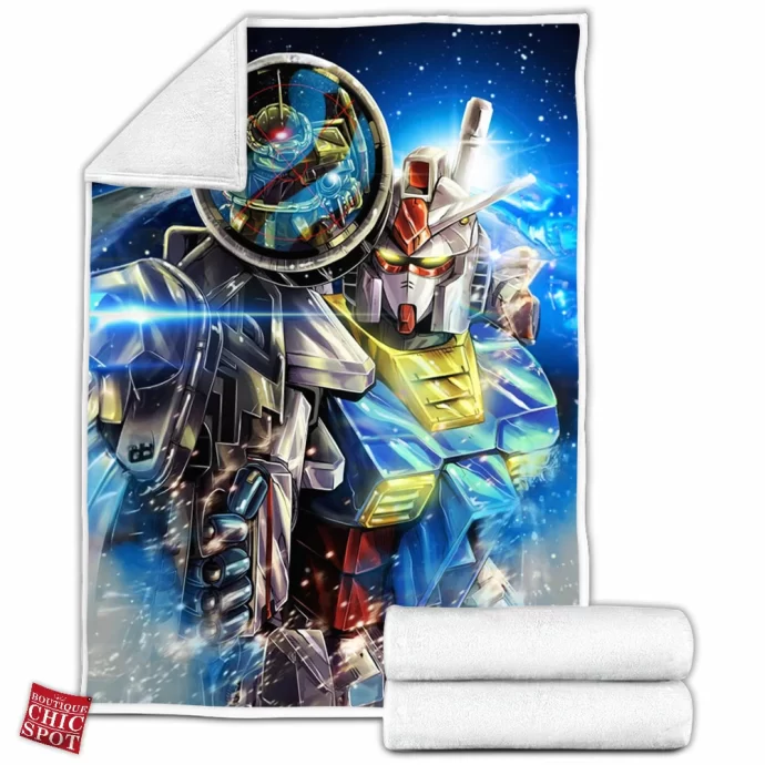 Gundam Fleece Blanket